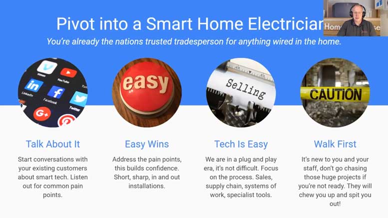 Electrician to smarthome installer