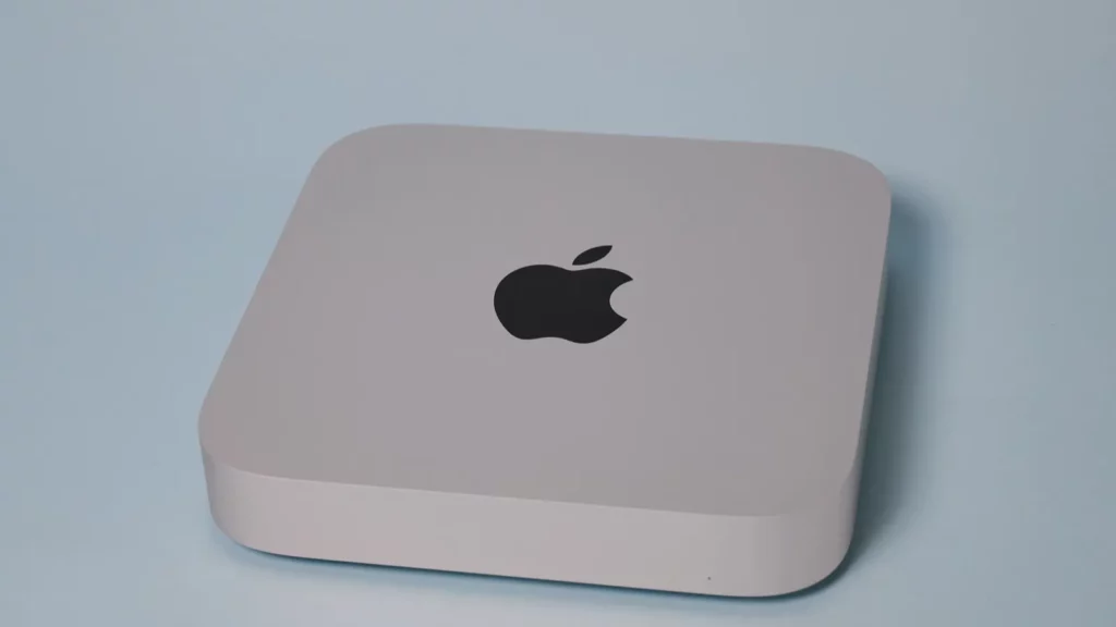View of the Apple Mac Mini