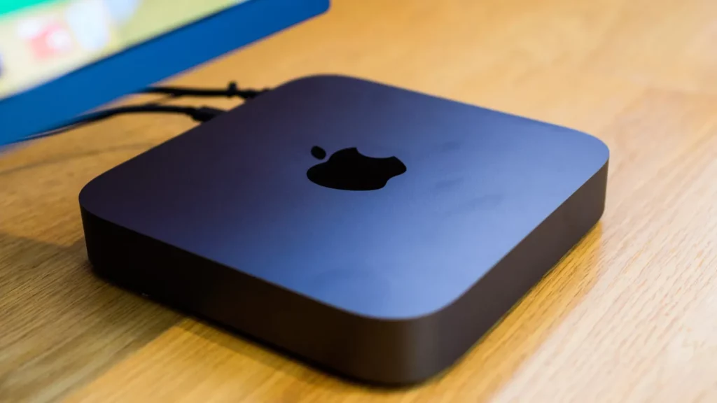 Side view of the Apple Mac Mini