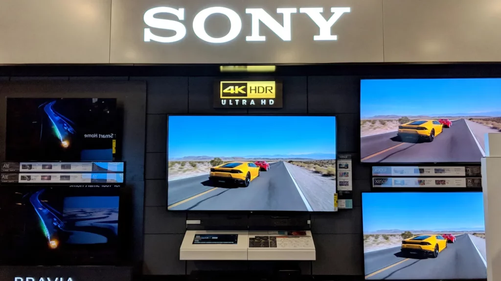 Sony televizoriai salone.