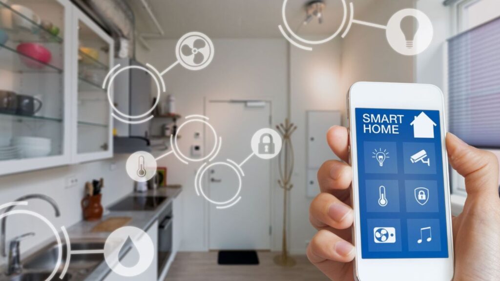 A smart home connected with entire smart home devices.