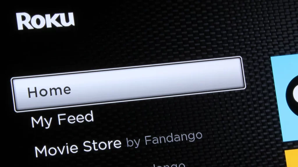 Internet TV menu displayed on screen.