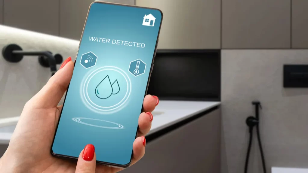 Water leak sensor alert smart water sensor can automatically shut