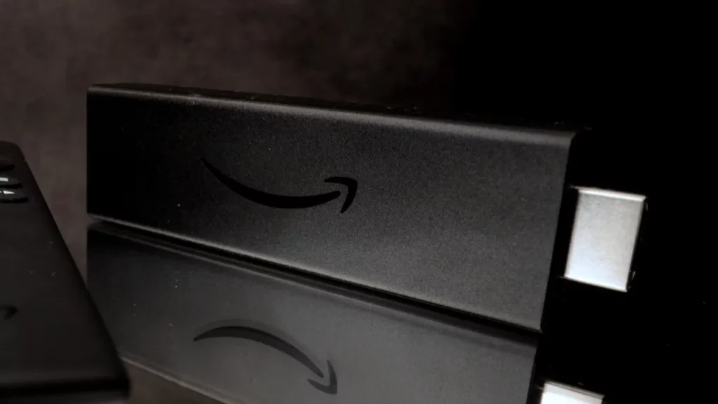 amazon fire tv stick 4k in closeup  city of