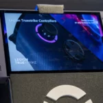 Lenovo legion go handheld gaming console.