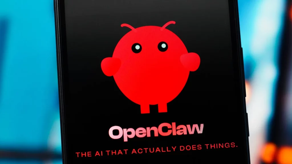 Openclaw ai open claw logotipas.