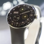 Google pixel watch 4 display with smartwatch models.