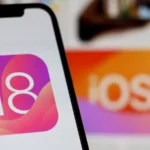 iOS 18 logo is displayed
